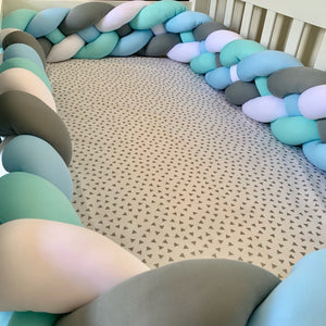 Bumper cama cuna 4 hebras