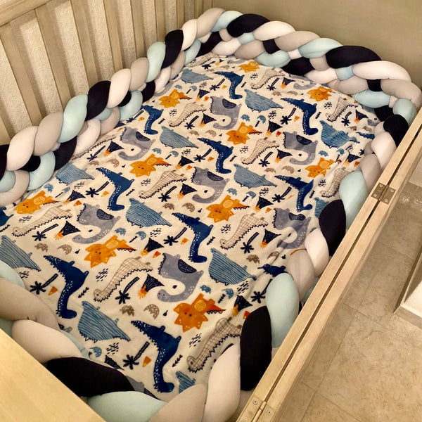 Bumper cama cuna 4 hebras